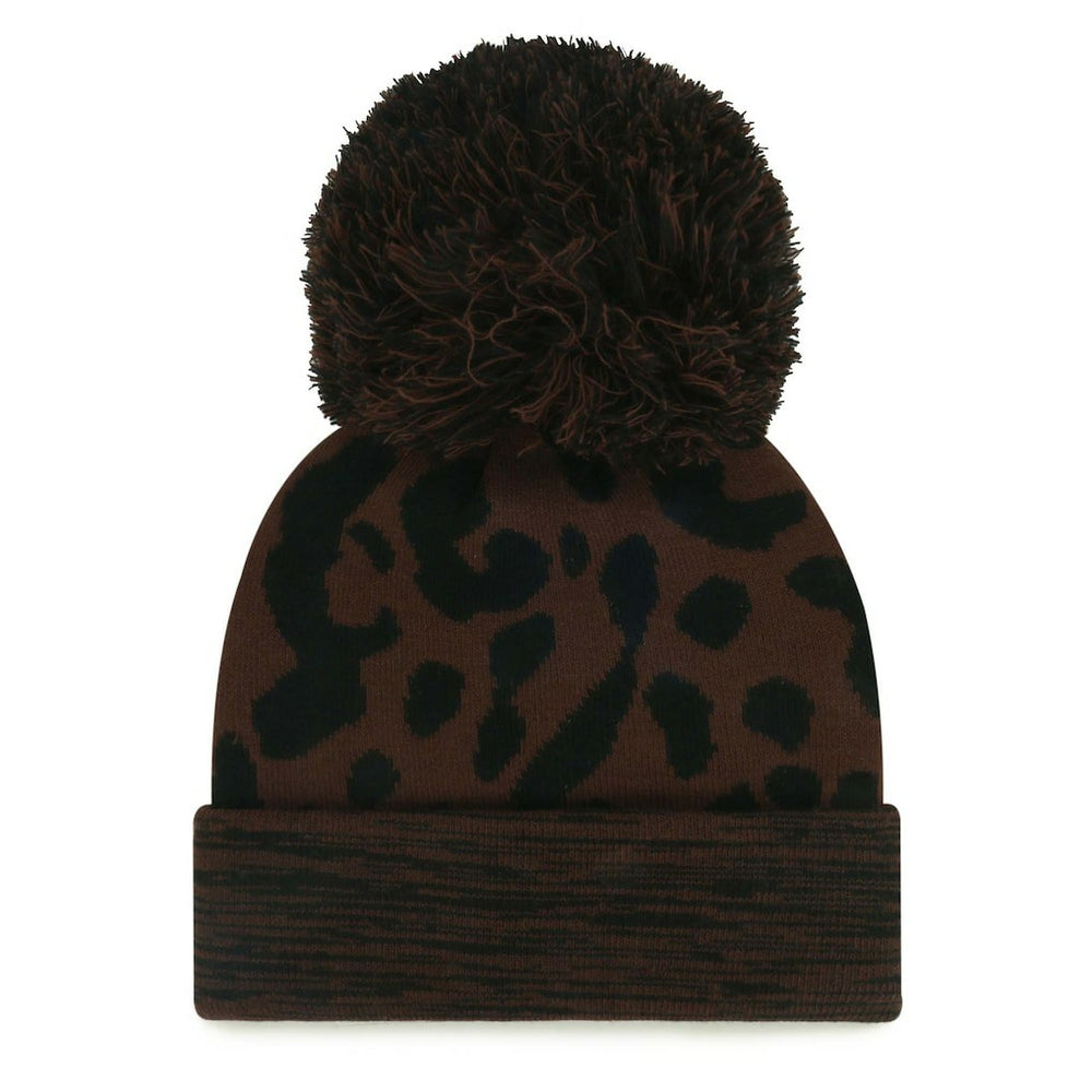 '47 Women's Cacao Cuffed Knit Hat with Pom - Minnesota Vikings Hats