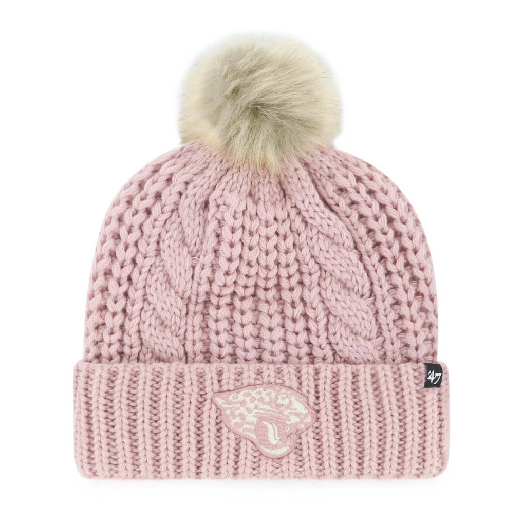 '47 Women's Meeko Cuffed Knit Hat with Pom - Jacksonville Jaguars Hats