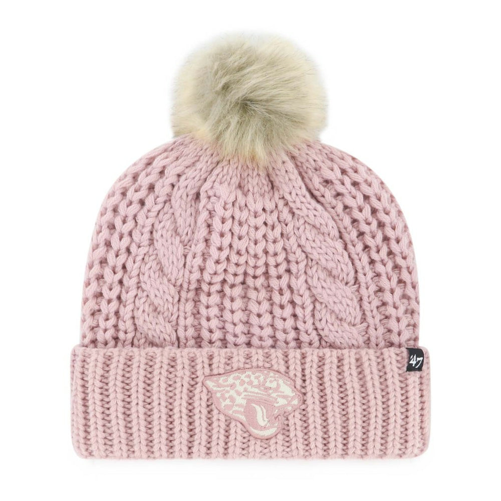 '47 Women's Meeko Cuffed Knit Hat with Pom - Jacksonville Jaguars Hats