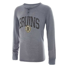 NHL Boston Bruins Concepts Sport Takeaway Henley Long Sleeve Top