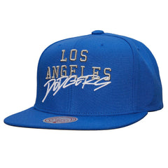 Royal Los Angeles Dodgers Mitchell & Ness Team Tagged Snapback Hat
