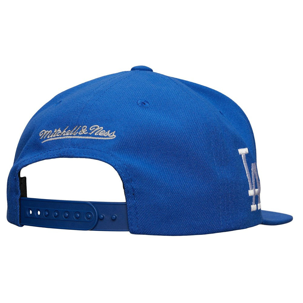 Royal Los Angeles Dodgers Mitchell & Ness Team Tagged Snapback Hat
