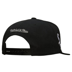 Black Chicago White Sox Mitchell & Ness Team Tagged Snapback Hat