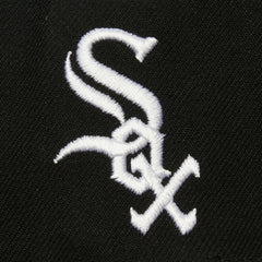 Black Chicago White Sox Mitchell & Ness Team Tagged Snapback Hat