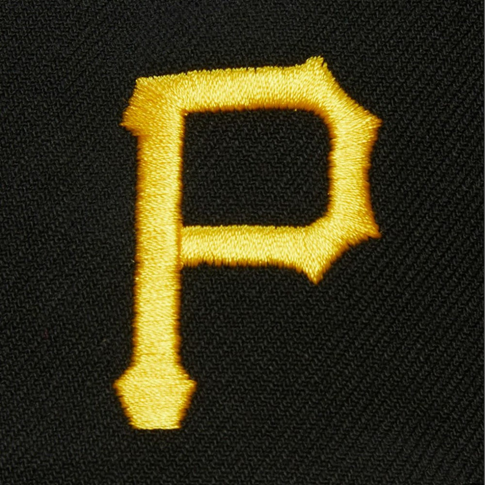 Black Pittsburgh Pirates Mitchell & Ness Team Tagged Snapback Hat