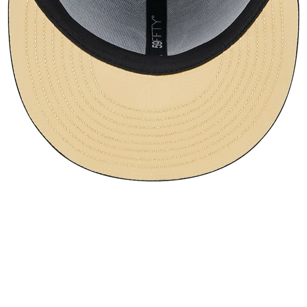 Black Atlanta Braves New Era 59FIFTY Day Allover Fitted Hat