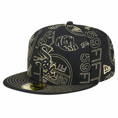 Black Chicago White Sox New Era 59FIFTY Day Allover Fitted Hat