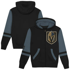 NHL Vegas Golden Knights Preschool Face Off Full-Zip Hoodie