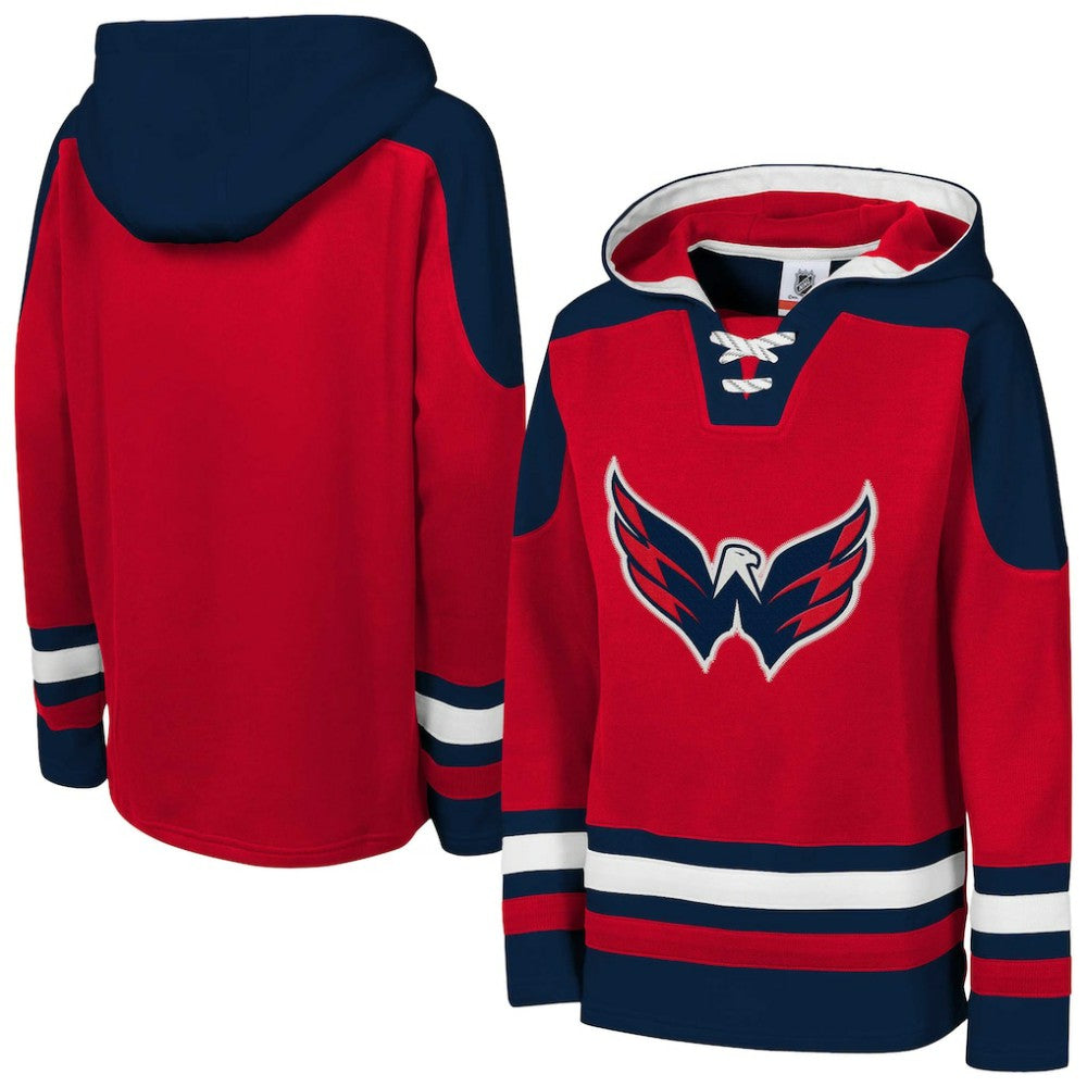 NHL Washington Capitals Youth Ageless Must Have Home V-Neck Pullover Hoodie