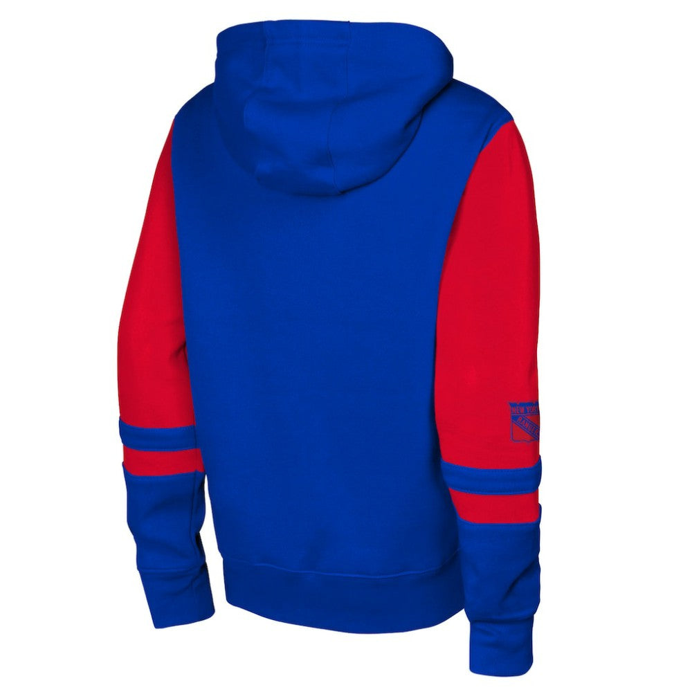 NHL New York Rangers Youth Face Off Full-Zip Hoodie