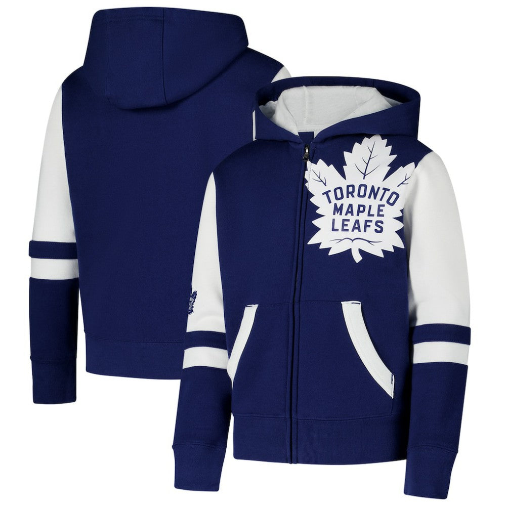 NHL Toronto Maple Leafs Youth Face Off Full-Zip Hoodie