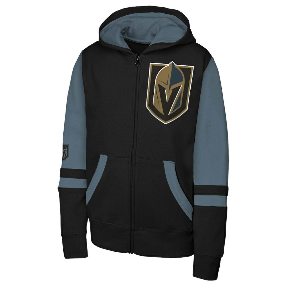 NHL Vegas Golden Knights Youth Face Off Full-Zip Hoodie