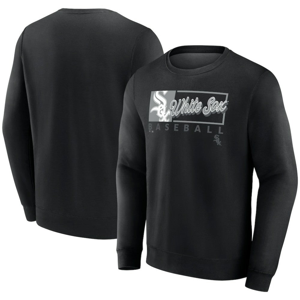 Black Chicago White Sox Profile Big & Tall Pullover Sweatshirt