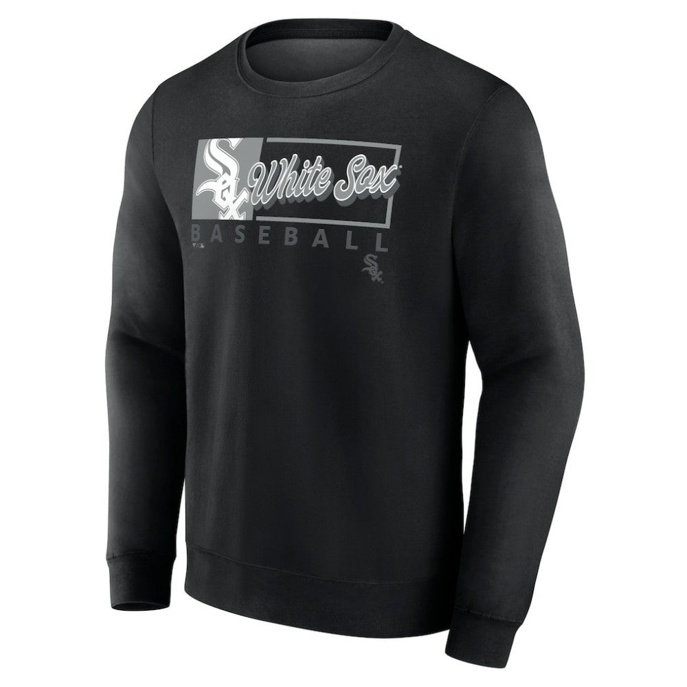 Black Chicago White Sox Profile Big & Tall Pullover Sweatshirt