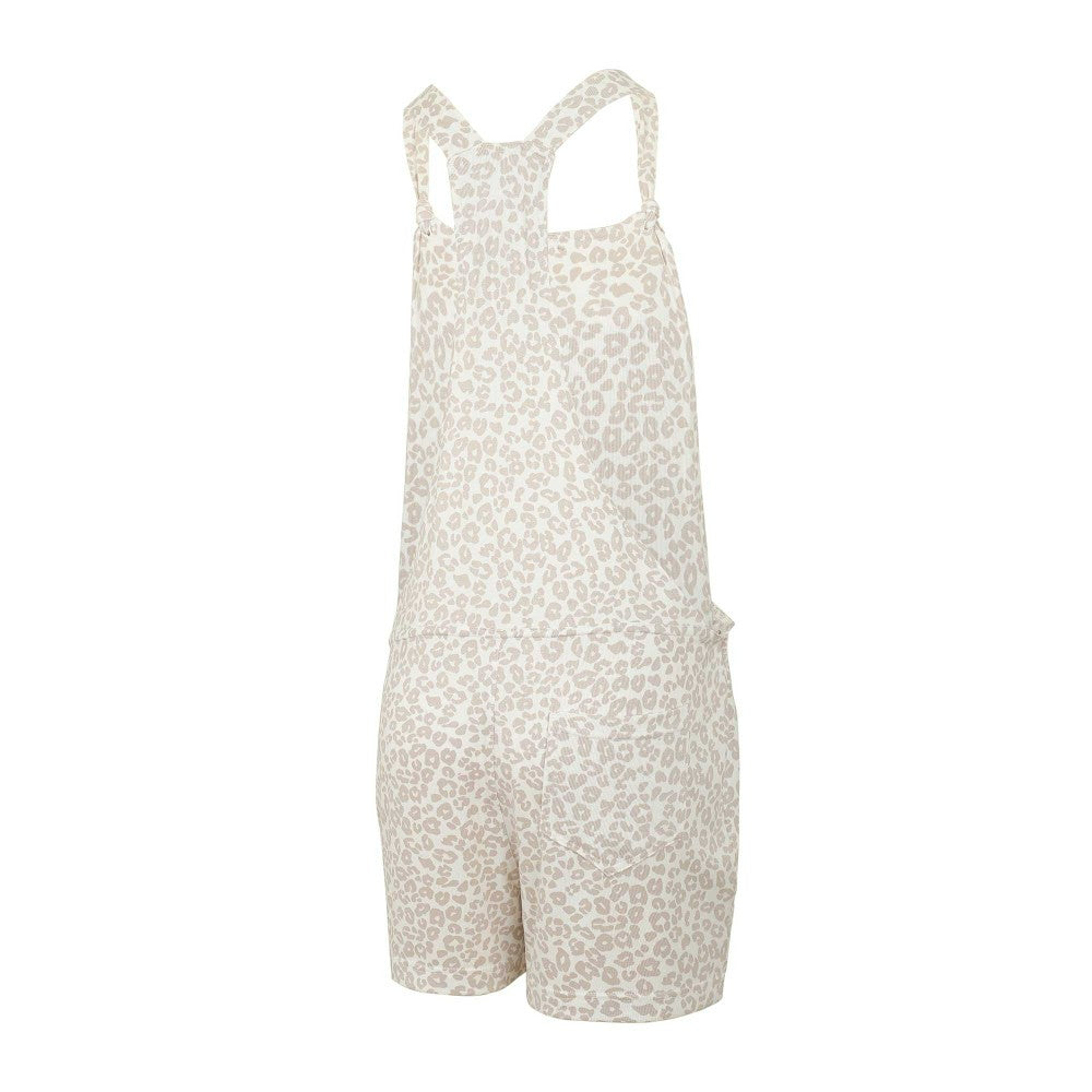 Cream Houston Astros Concepts Sport Women's Montana Hacci Knit Romper Overalls