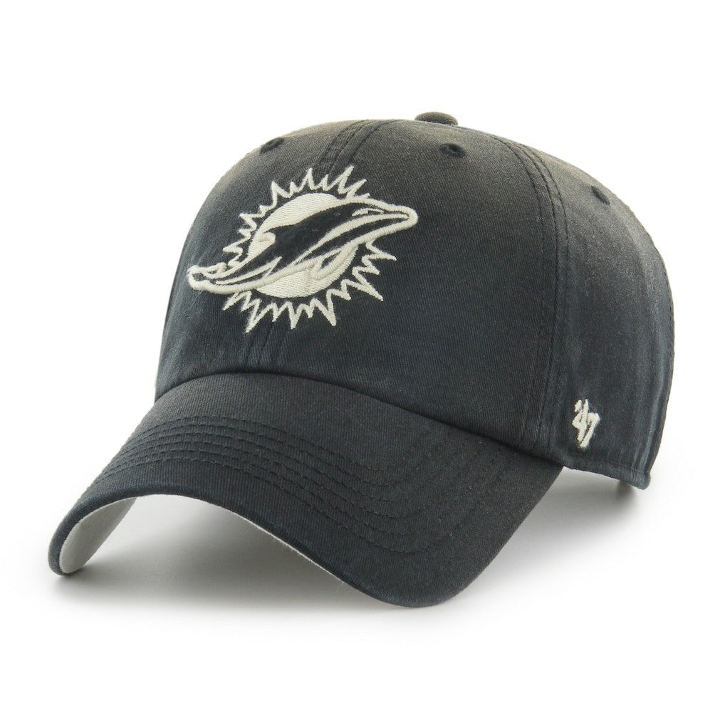 '47 Dusted Relaxed Clean Up Adjustable Hat - Miami Dolphins Hats
