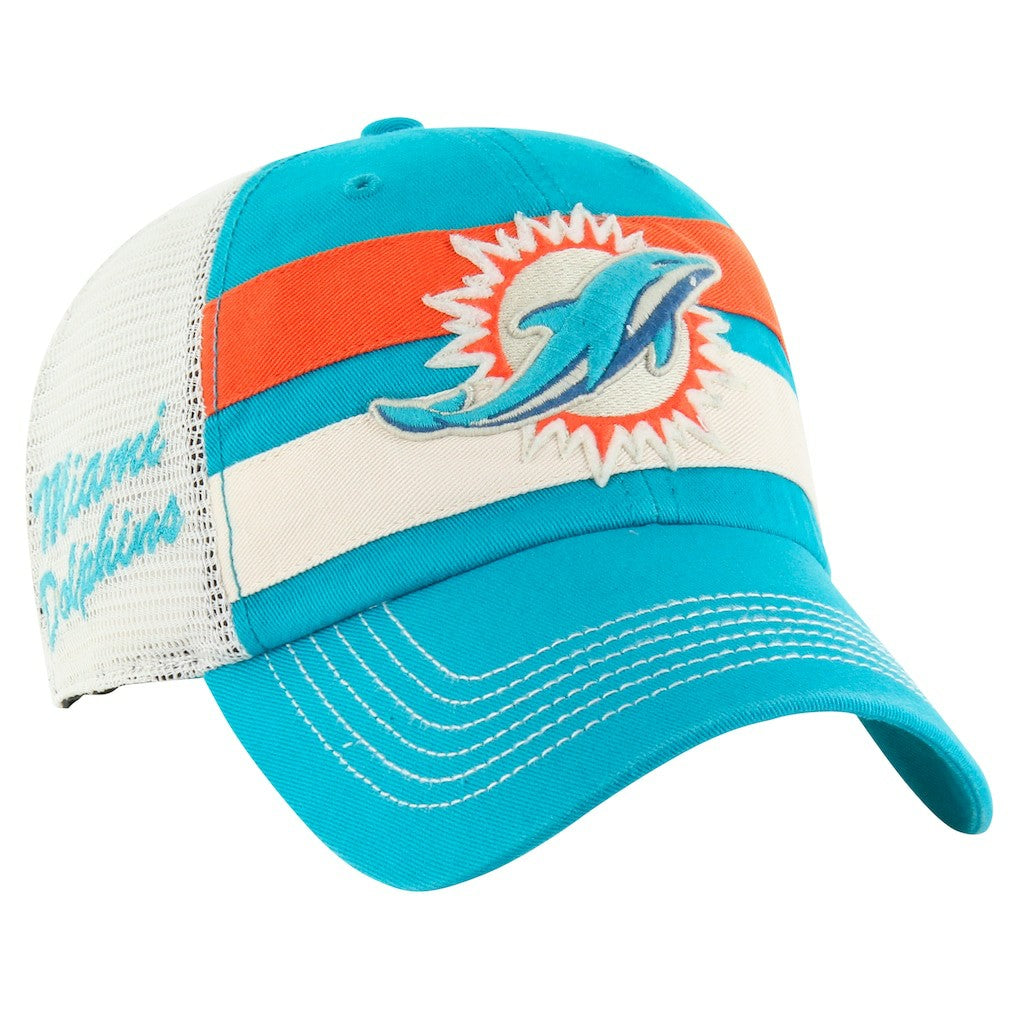 '47 Clubhouse Boon Clean-Up Trucker Adjustable Hat - Miami Dolphins Hats
