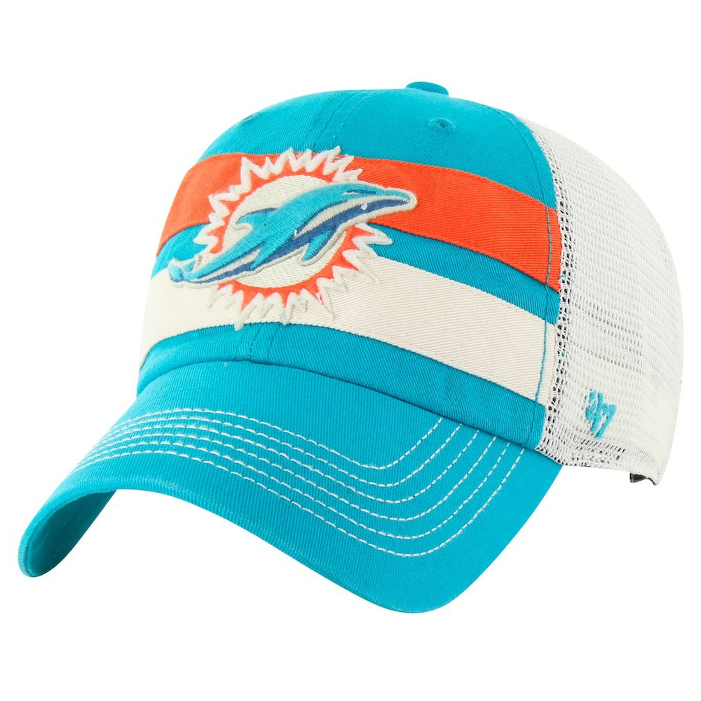 '47 Clubhouse Boon Clean-Up Trucker Adjustable Hat - Miami Dolphins Hats