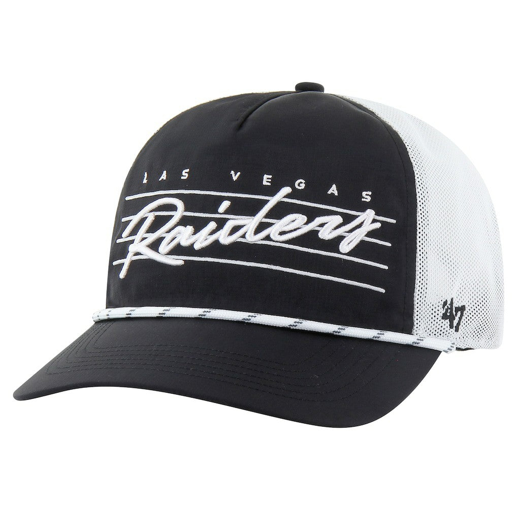 '47 Downburst Relaxed Hitch Trucker Adjustable Hat - Las Vegas Raiders Hats