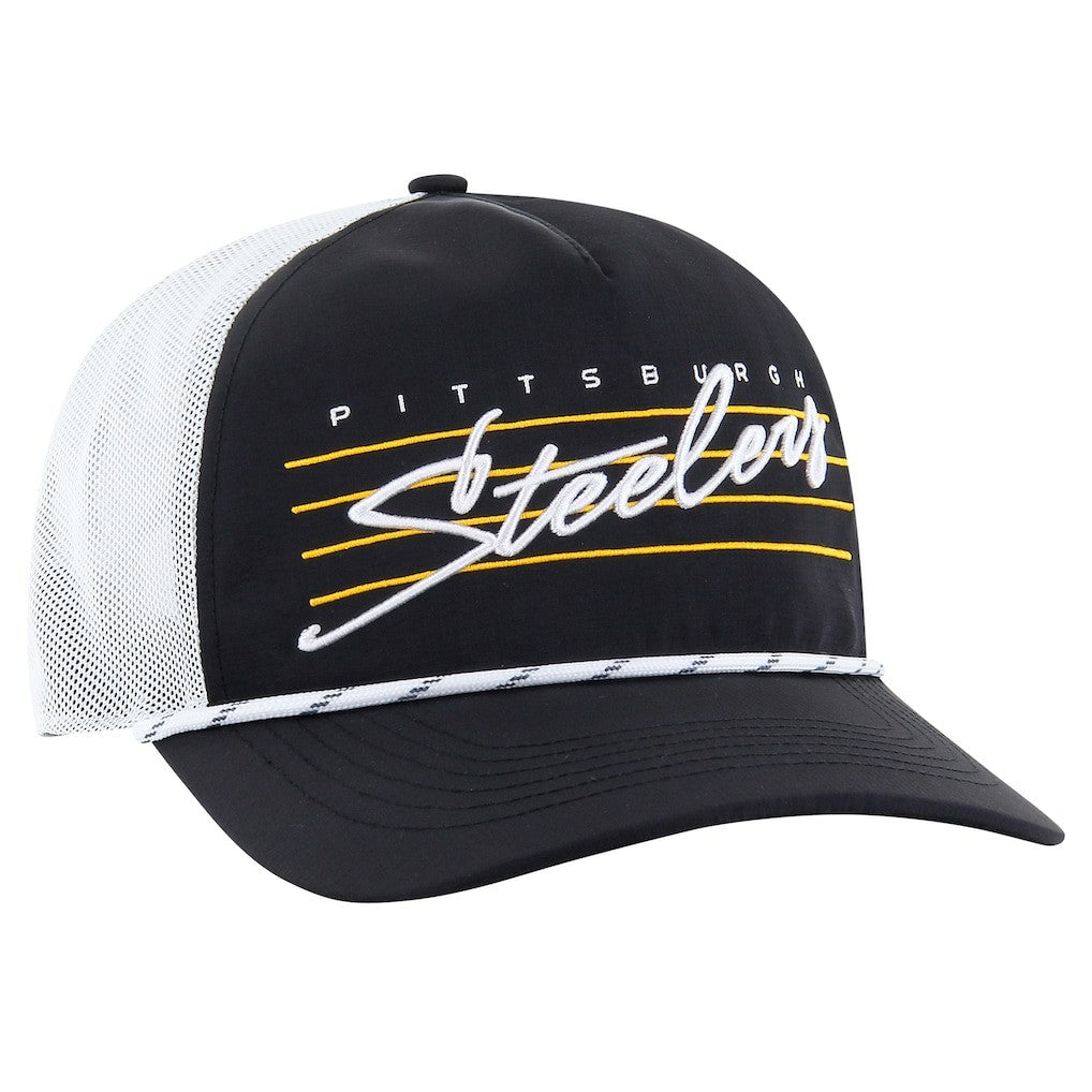 '47 Downburst Relaxed Hitch Trucker Adjustable Hat - Pittsburgh Steelers Hats