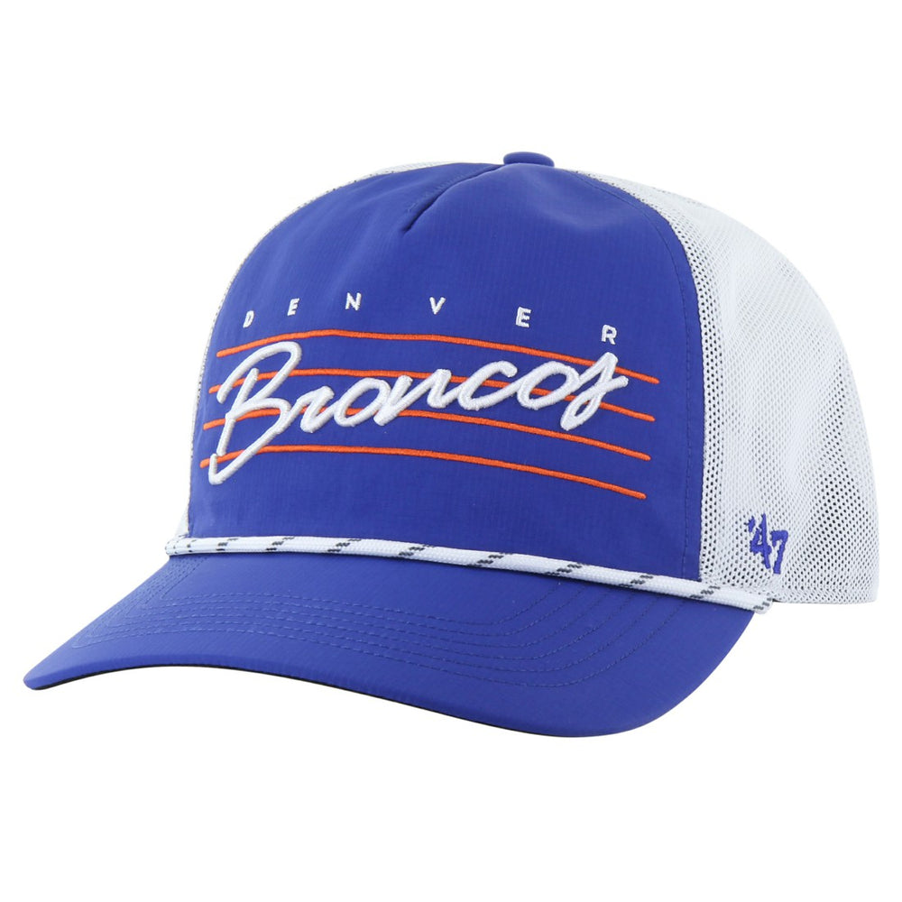 '47 Downburst Relaxed Hitch Trucker Adjustable Hat - Denver Broncos Hats