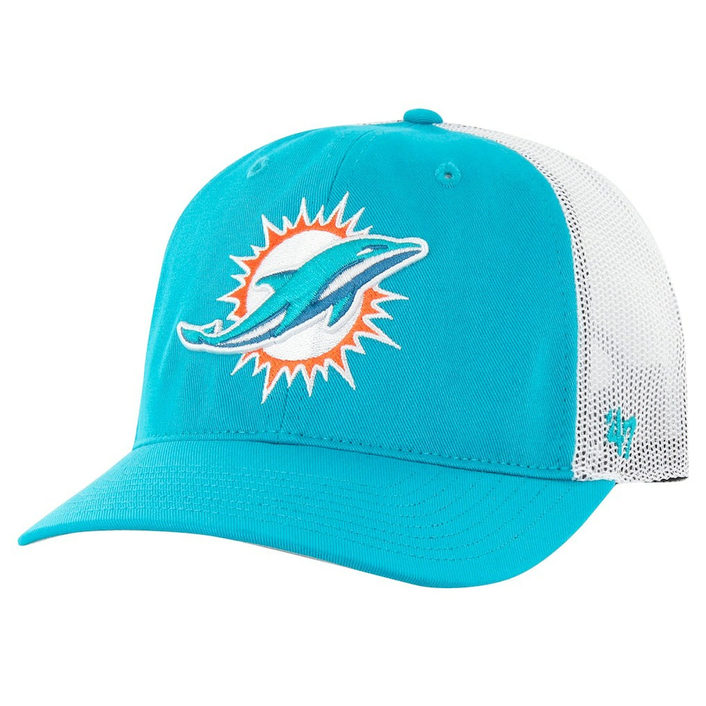 '47 Team Unstructured Trucker Adjustable Hat - Miami Dolphins Hats