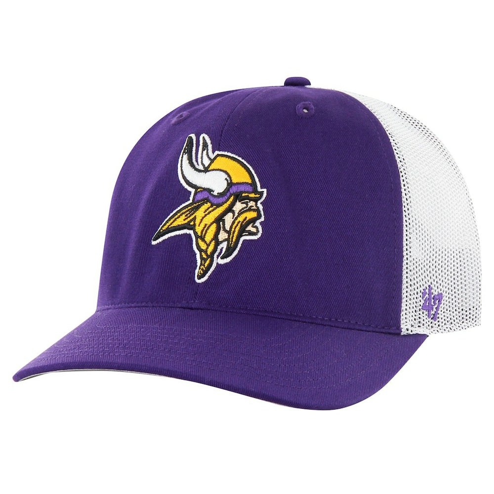 '47 Team Unstructured Trucker Adjustable Hat - Minnesota Vikings Hats