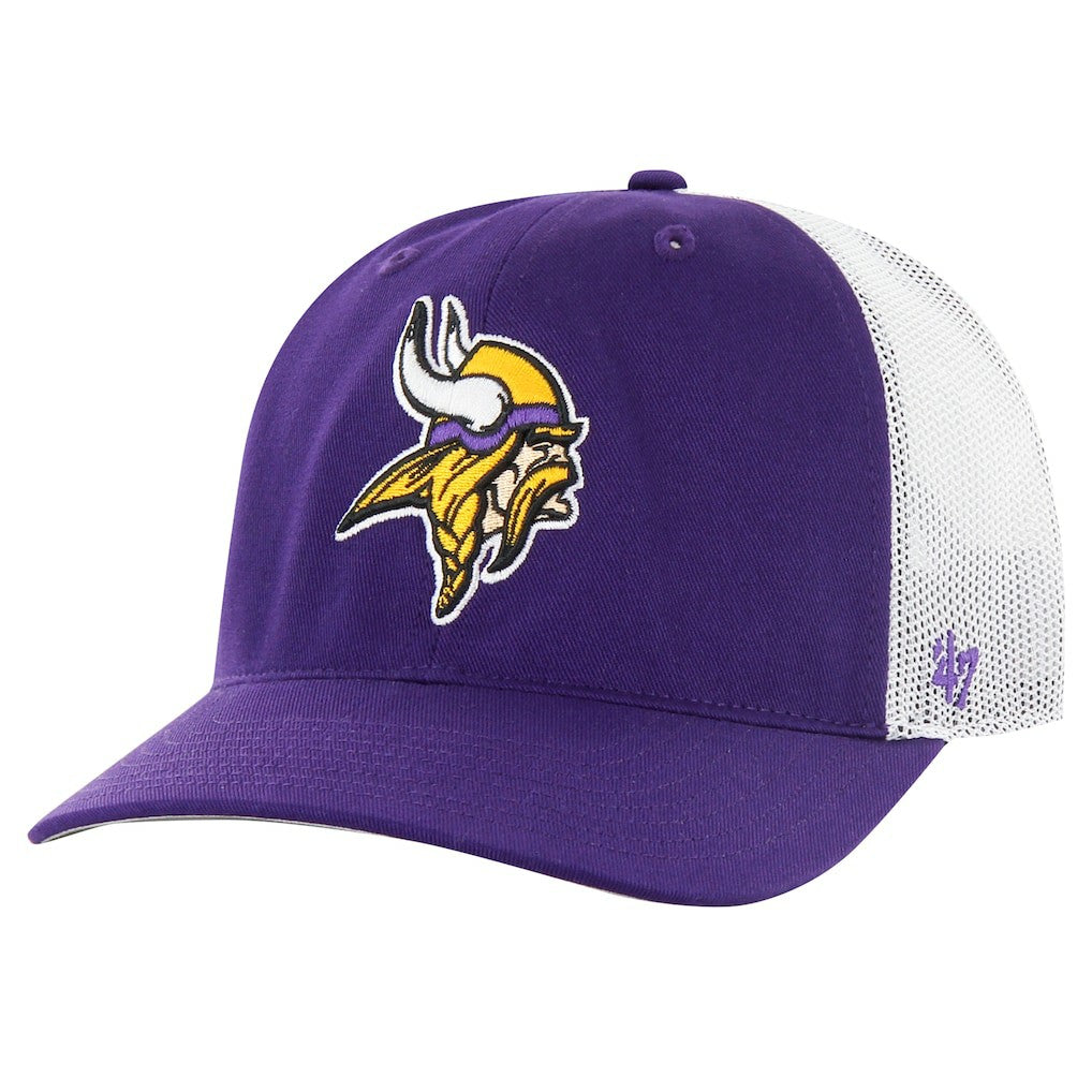 '47 Team Unstructured Trucker Adjustable Hat - Minnesota Vikings Hats