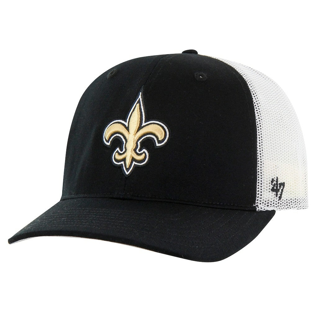 '47 Team Unstructured Trucker Adjustable Hat - New Orleans Saints Hats