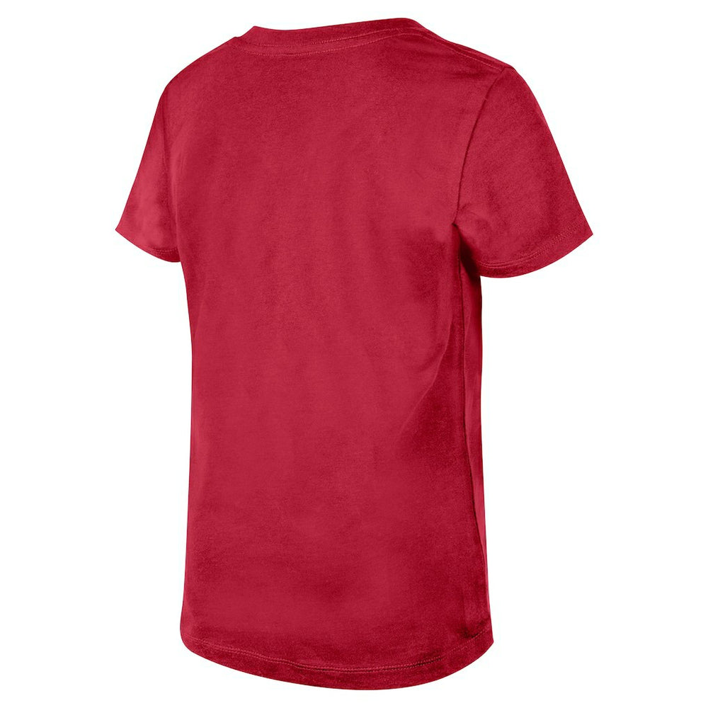 Girls Youth Flip Sequin V-Neck T-Shirt - Arizona Cardinals T-shirts