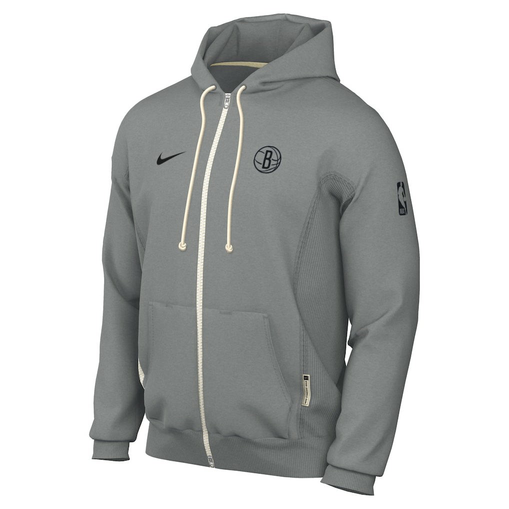 Nike Brooklyn Nets Authentic Standard Issue Full-Zip Hoodie Jacket