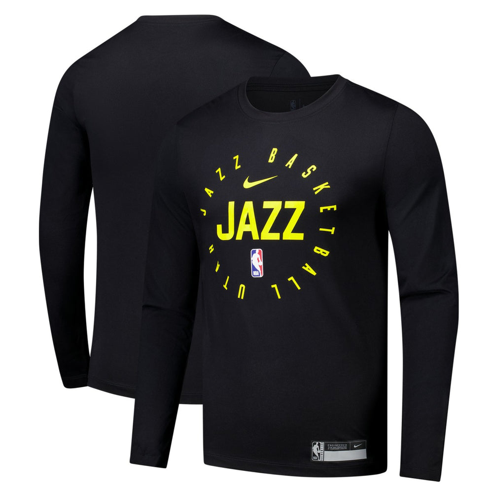 Nike Utah Jazz 2024/25 Legend On-Court Practice Long Sleeve T-Shirt