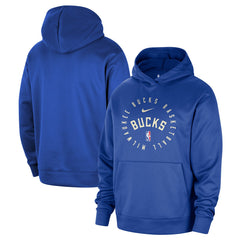 Nike Milwaukee Bucks 2024/25 Spotlight On-Court Practice Performance Pullover Hoodie