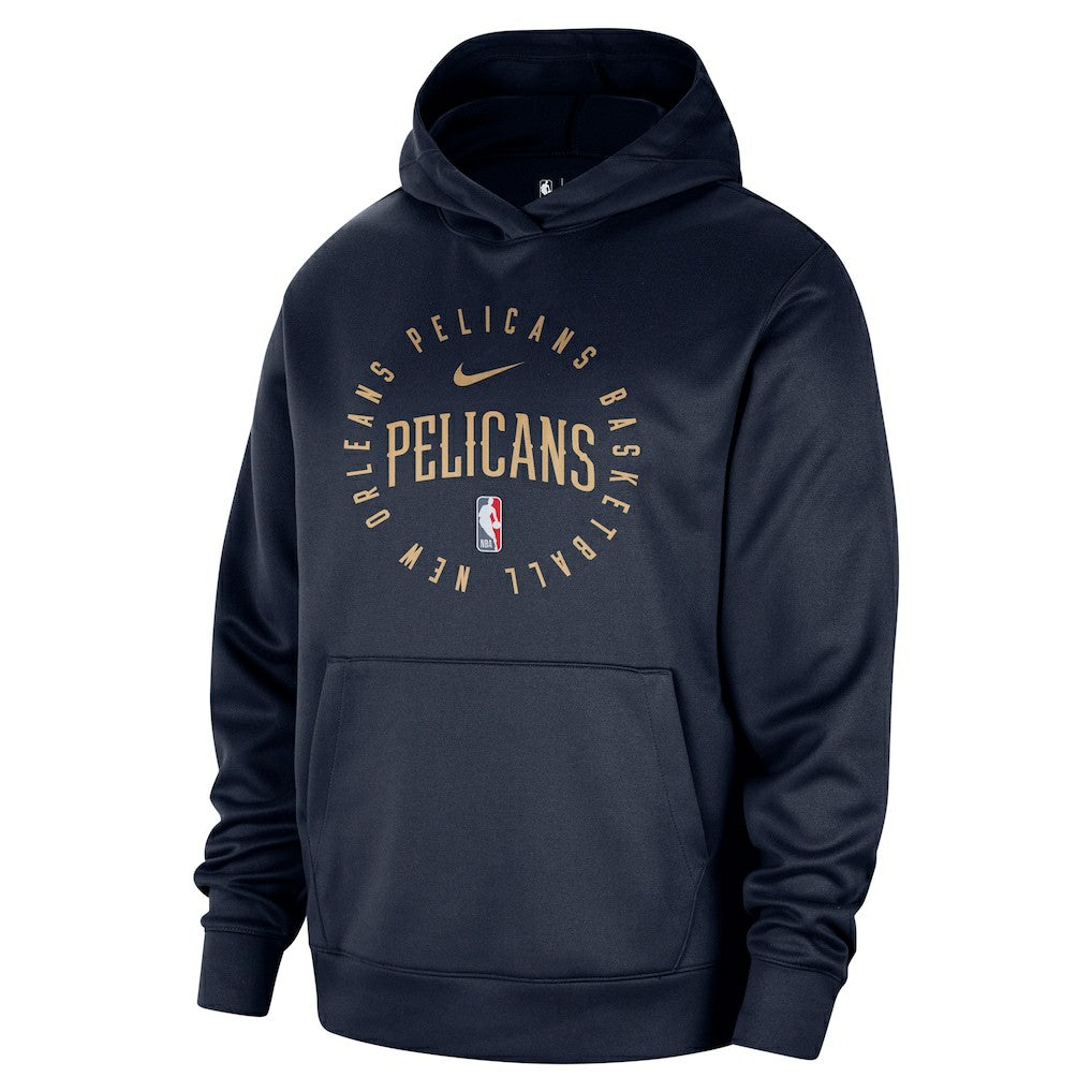 Nike New Orleans Pelicans 2024/25 Spotlight On-Court Practice Performance Pullover Hoodie
