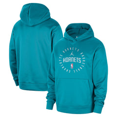 Charlotte Hornets Jordan Brand 2024/25 Spotlight On-Court Practice Performance Pullover Hoodie