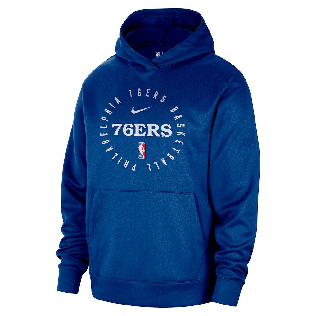 Nike Philadelphia 76ers 2024/25 Spotlight On-Court Practice Performance Pullover Hoodie