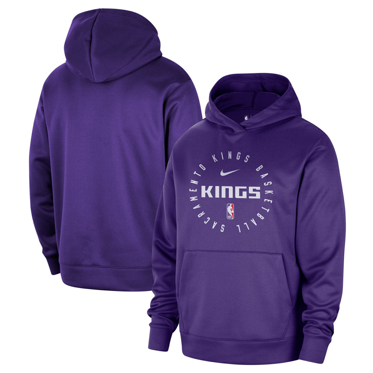 Nike Sacramento Kings 2024/25 Spotlight On-Court Practice Performance Pullover Hoodie