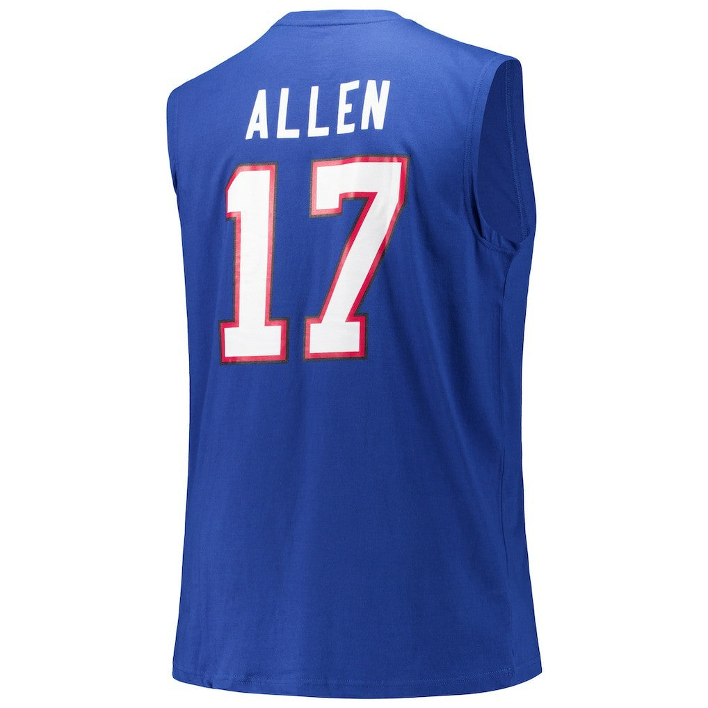 Josh Allen  Big & Tall Muscle Tank Top - Buffalo Bills Tops