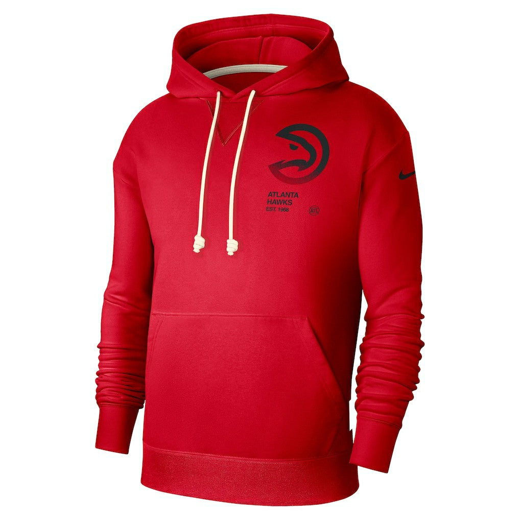 Nike Atlanta Hawks Courtside Standard Issue Premium Performance Pullover Hoodie