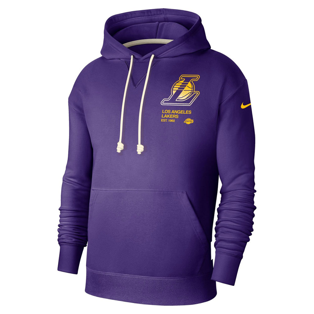 Nike Los Angeles Lakers Courtside Standard Issue Premium Performance Pullover Hoodie