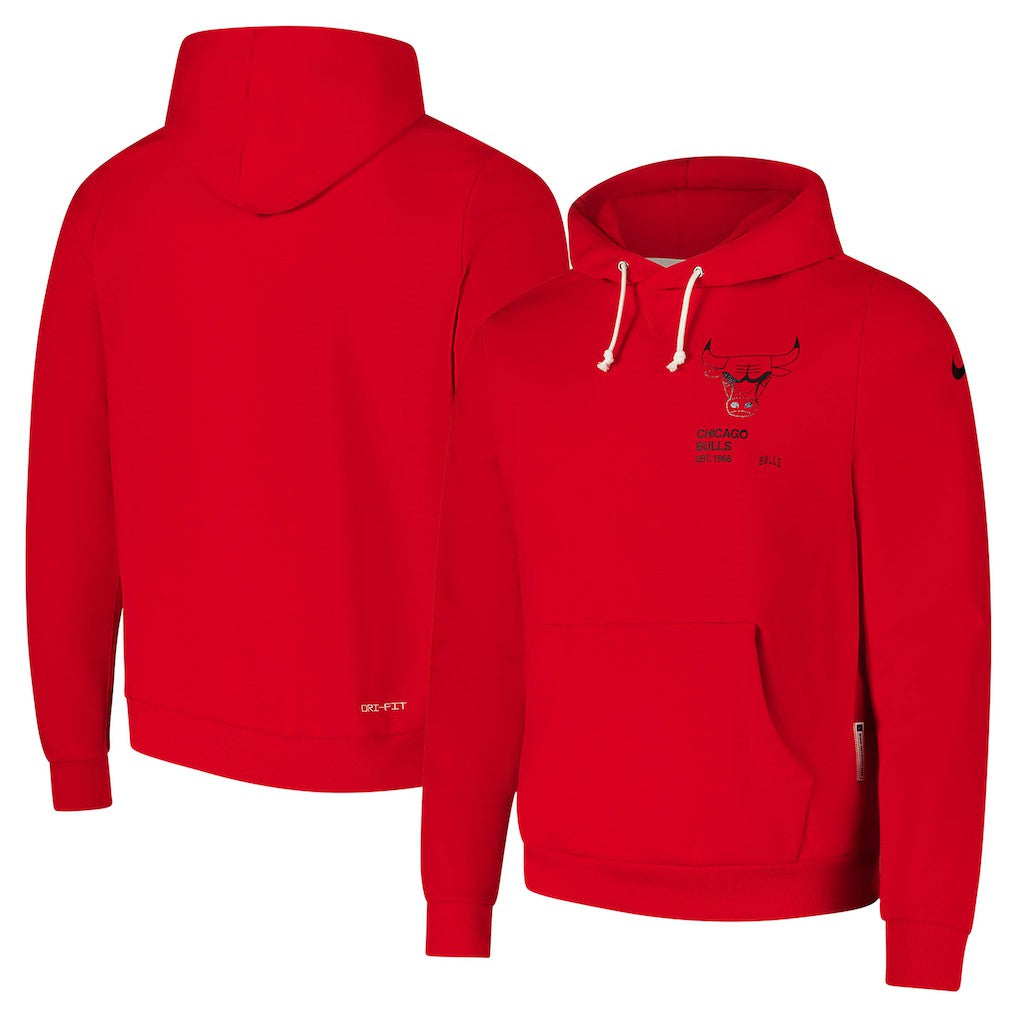 Nike Chicago Bulls Courtside Standard Issue Premium Performance Pullover Hoodie
