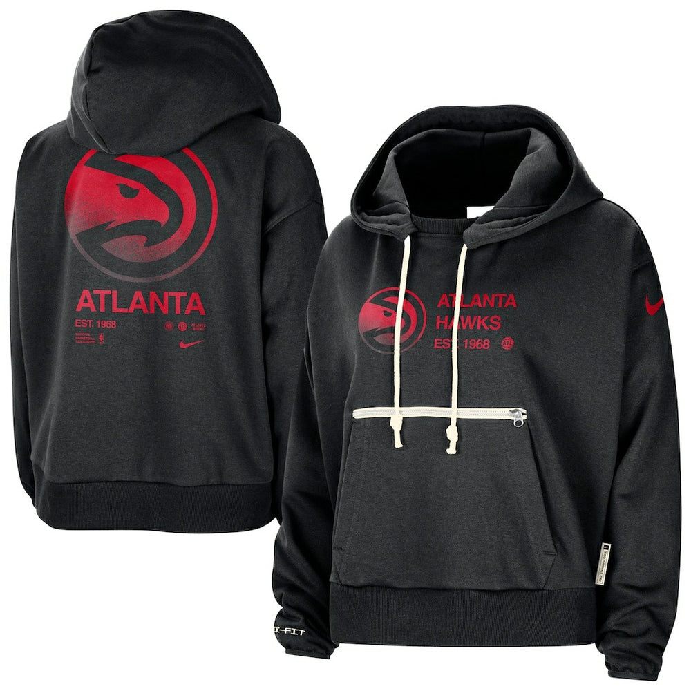 Nike Atlanta Hawks Women's Courtside Standard Issue Performance Pullover Hoodie