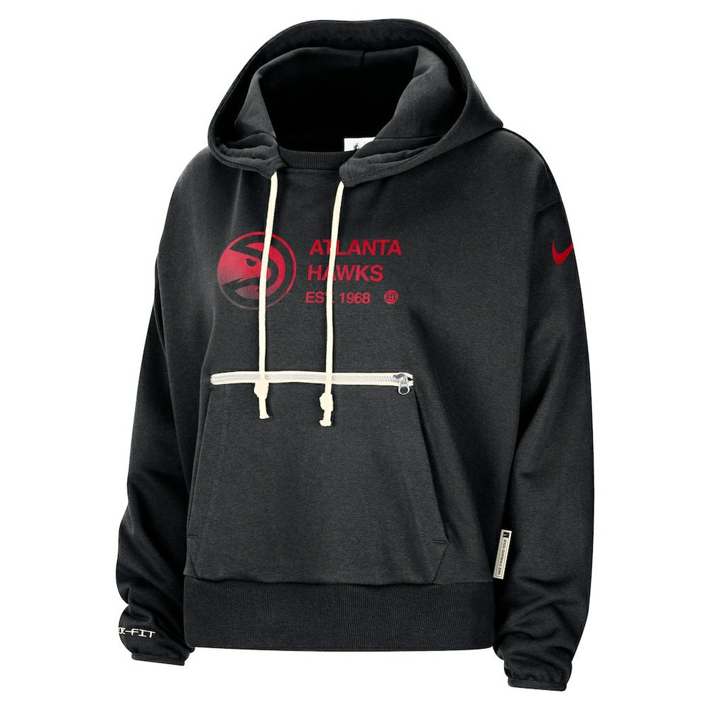 Nike Atlanta Hawks Women's Courtside Standard Issue Performance Pullover Hoodie