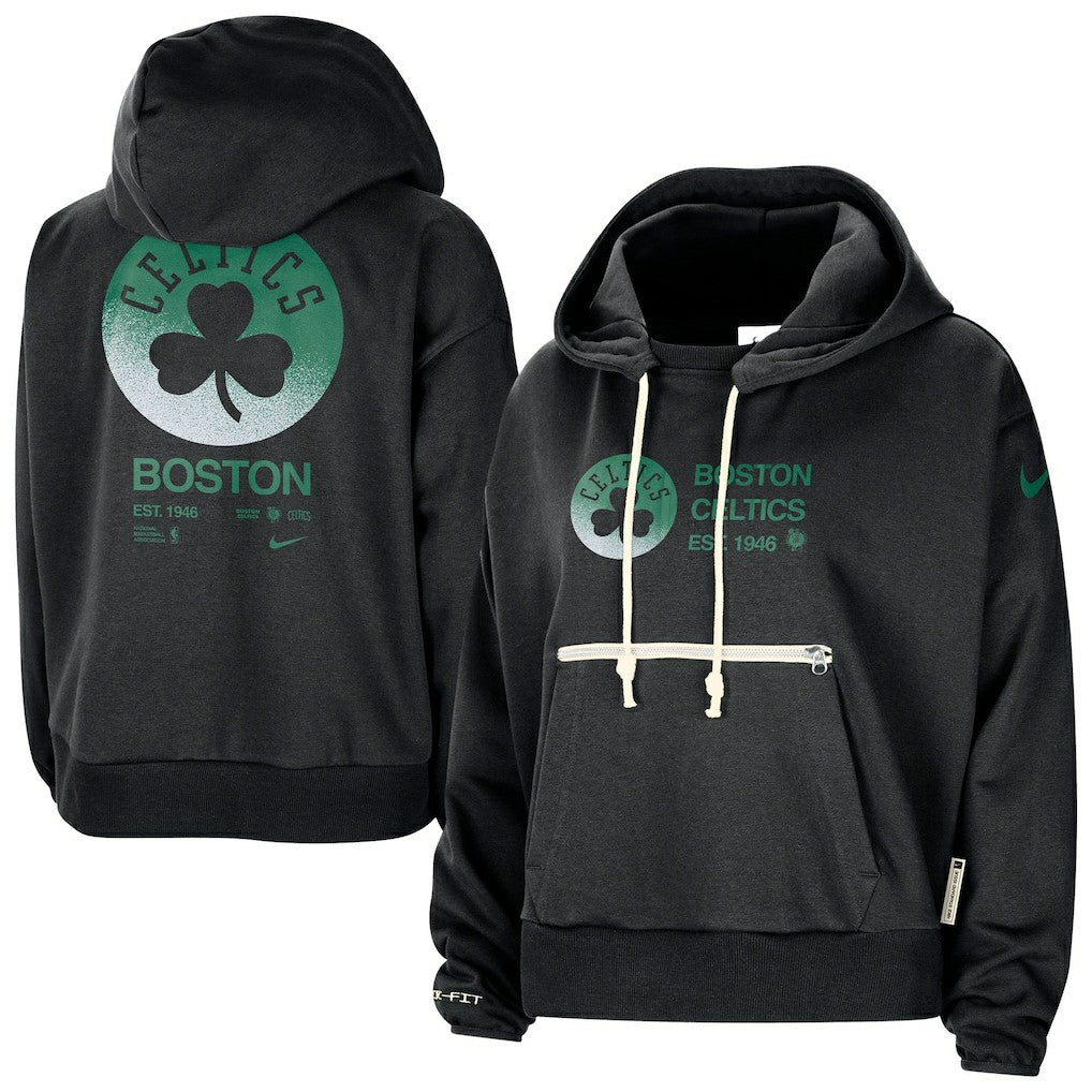 Nike Boston Celtics Women's Courtside Standard Issue Performance Pullover Hoodie
