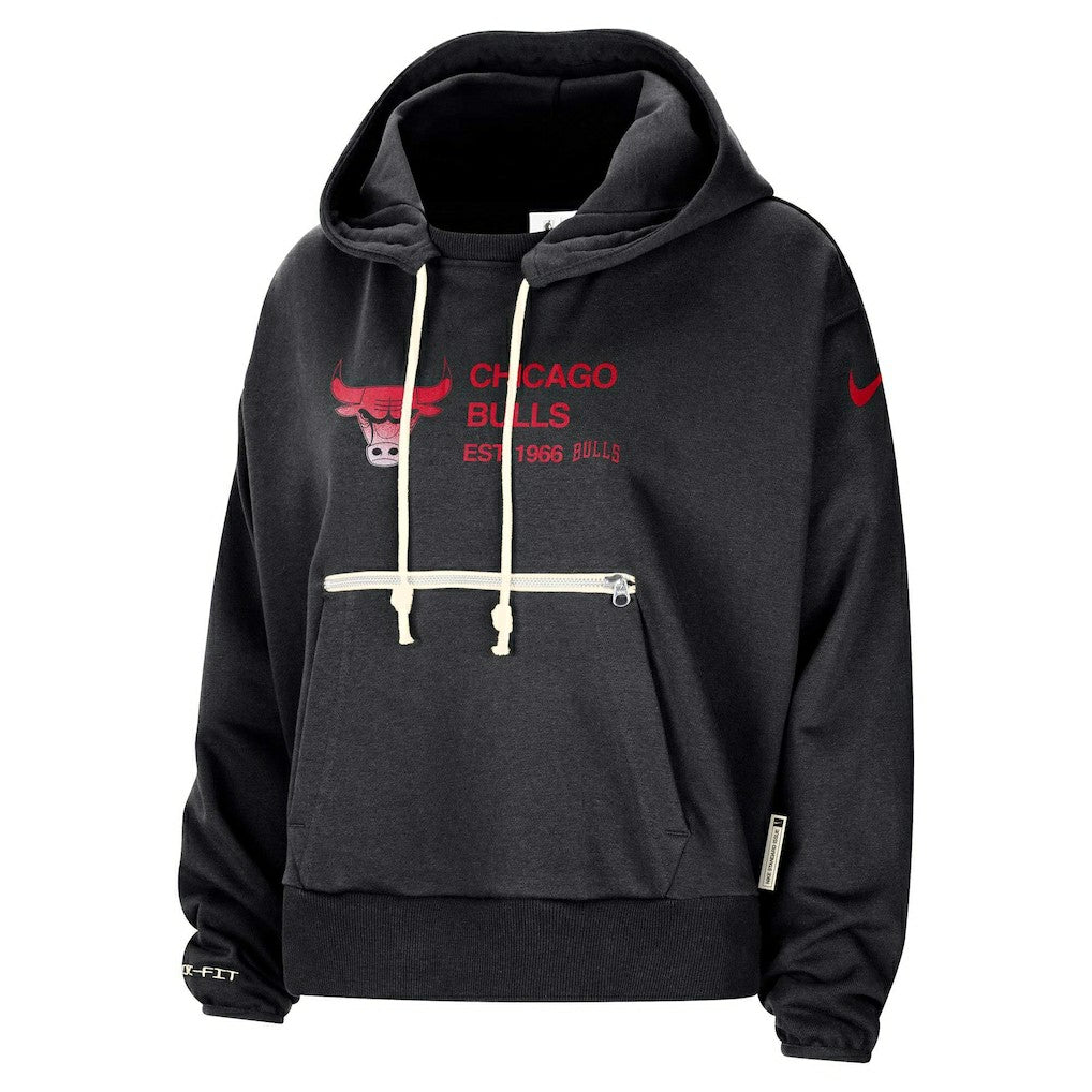 Nike Chicago Bulls Women's Courtside Standard Issue Performance Pullover Hoodie