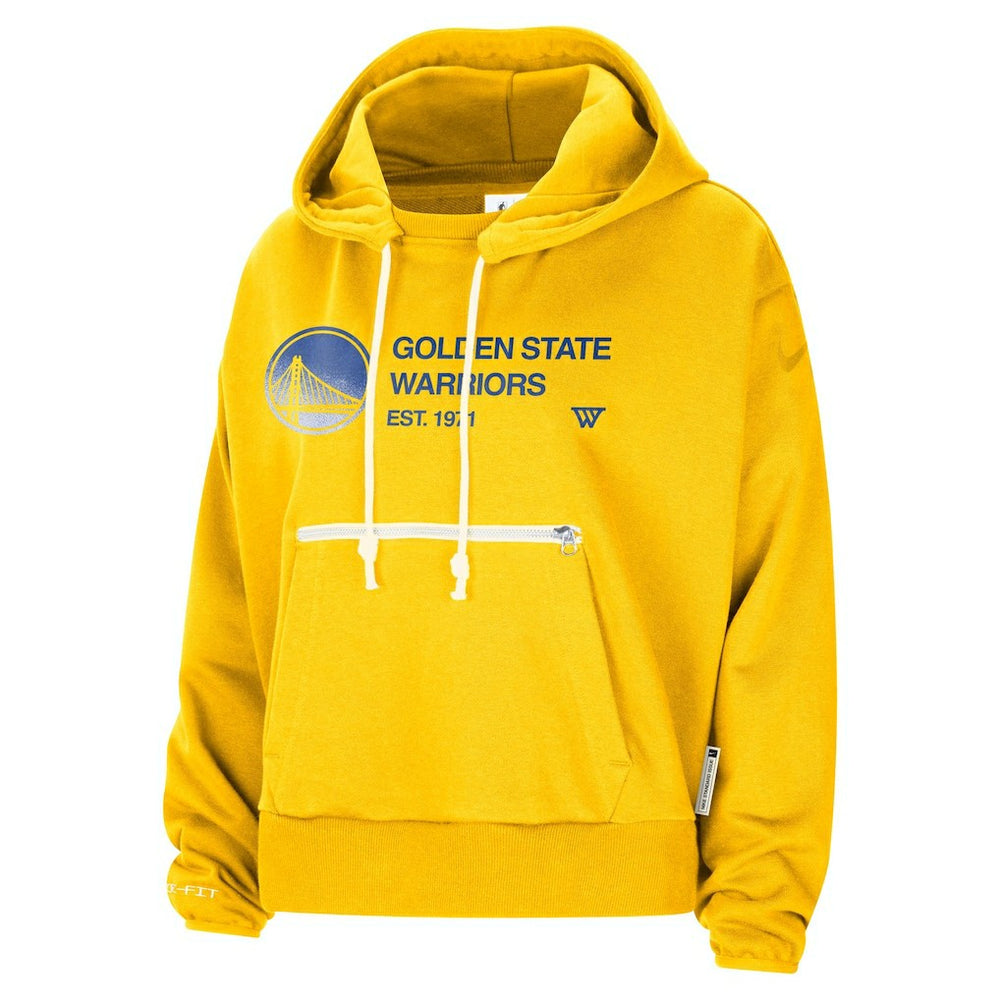 Nike Golden State Warriors Women's Courtside Standard Issue Performance Pullover Hoodie sale