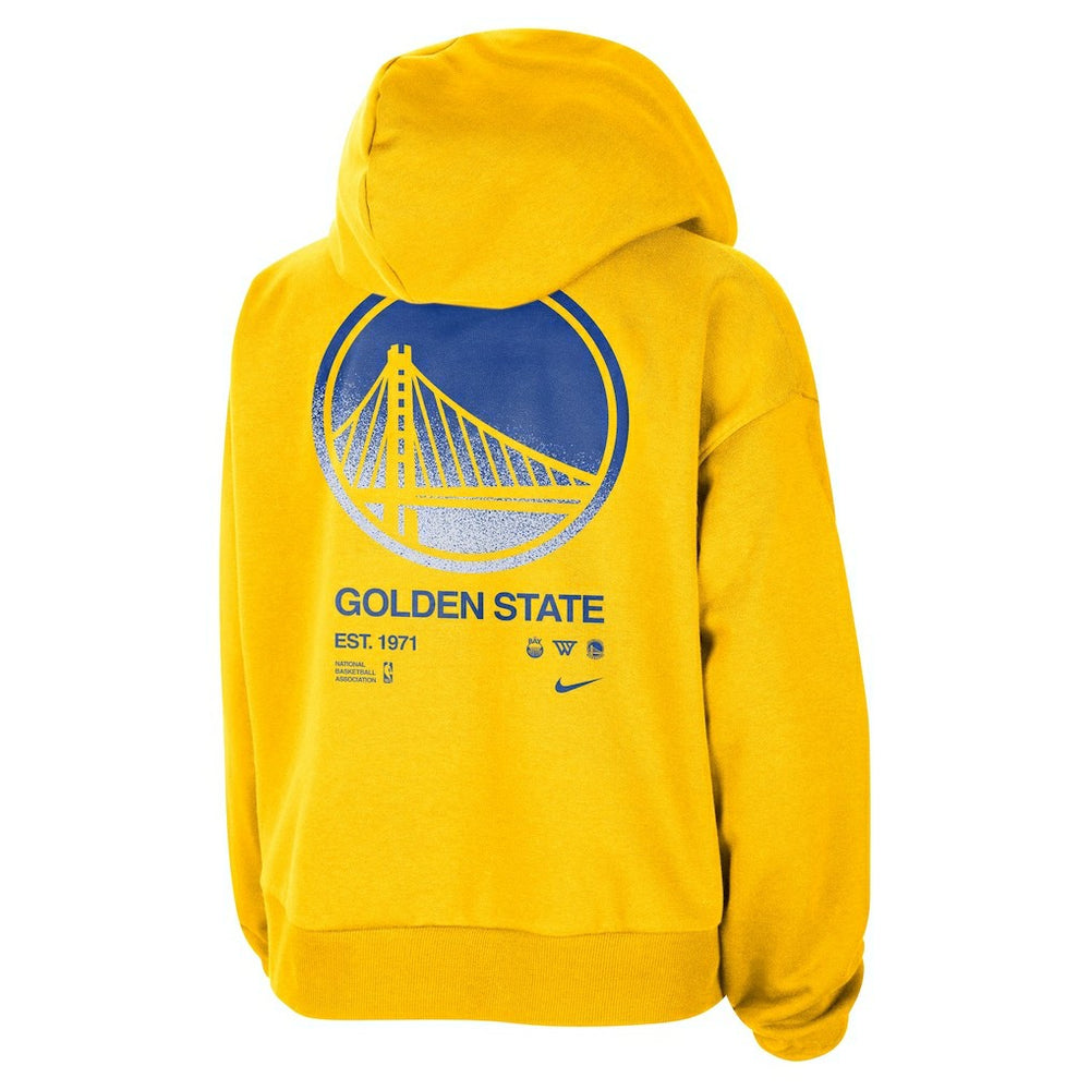 Nike Golden State Warriors Women's Courtside Standard Issue Performance Pullover Hoodie sale