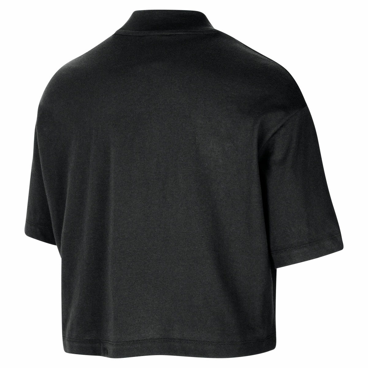 Nike Los Angeles Lakers Women's Courtside Mock Neck Loose Fit Cropped T-Shirt