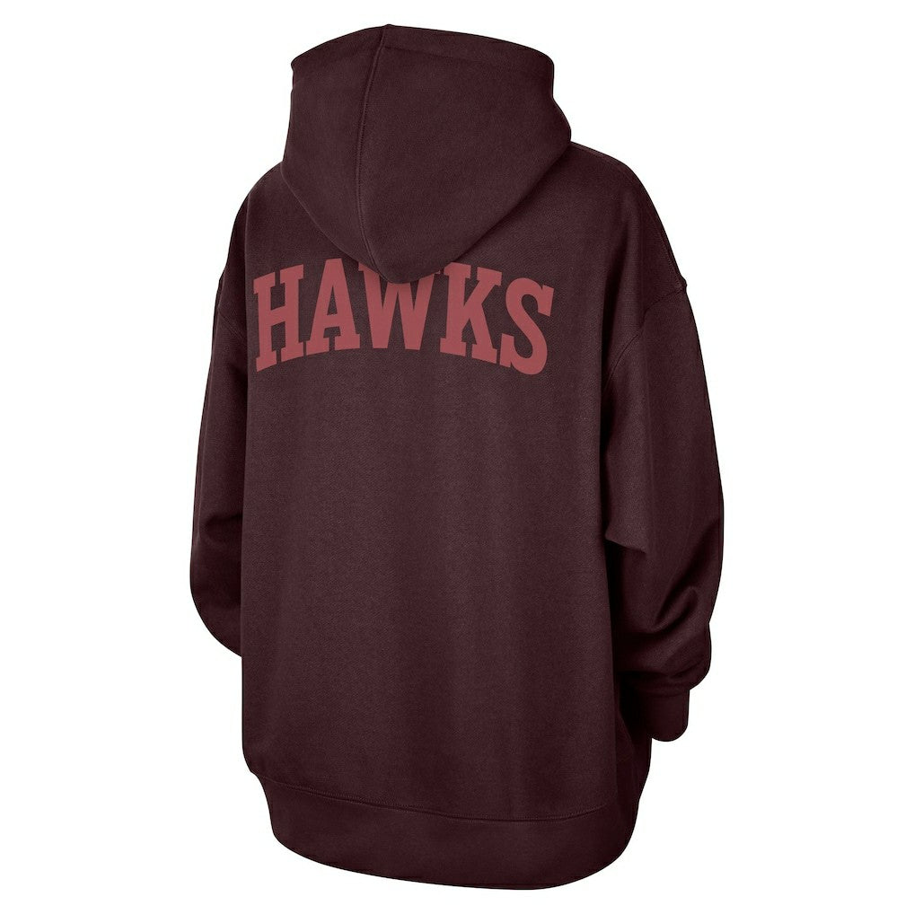 Atlanta Hawks Jordan Brand Women's Courtside Statement Edition Oversize Pullover Hoodie