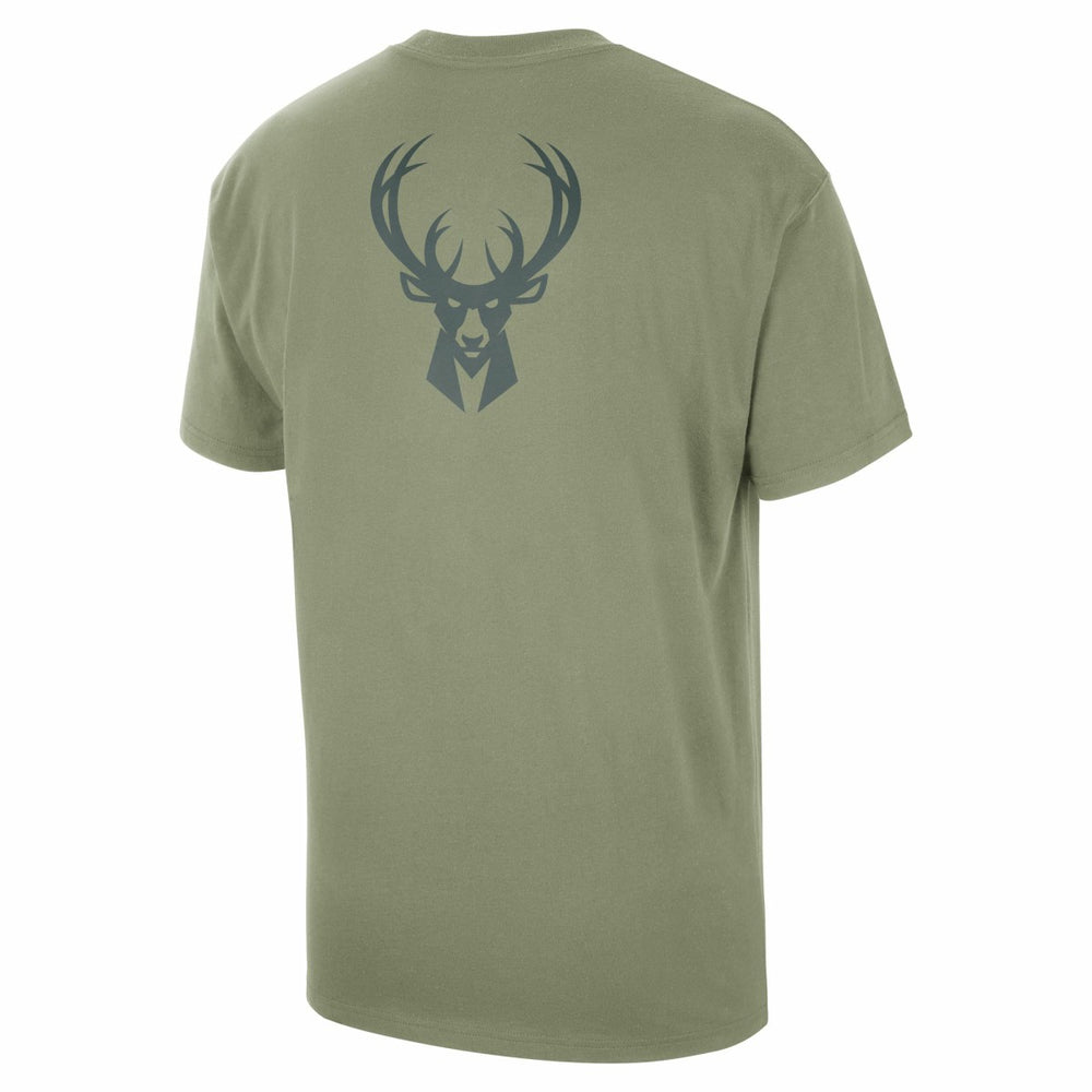 Milwaukee Bucks Jordan Brand Statement Edition Jumpman Flight Heavyweight T-Shirt